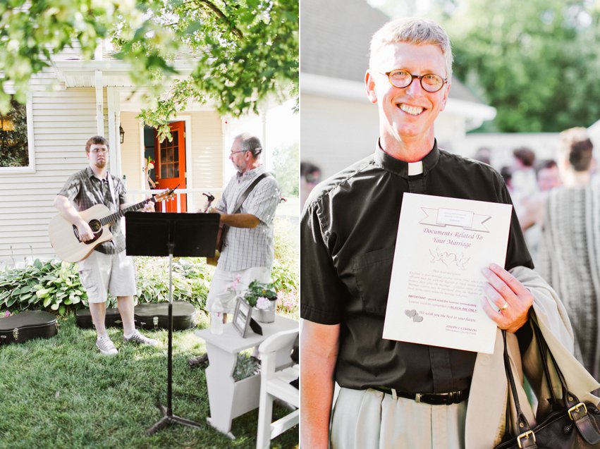 Chuck + Maddie Sweet Summer Backyard Wedding Day, WI Molly Jo